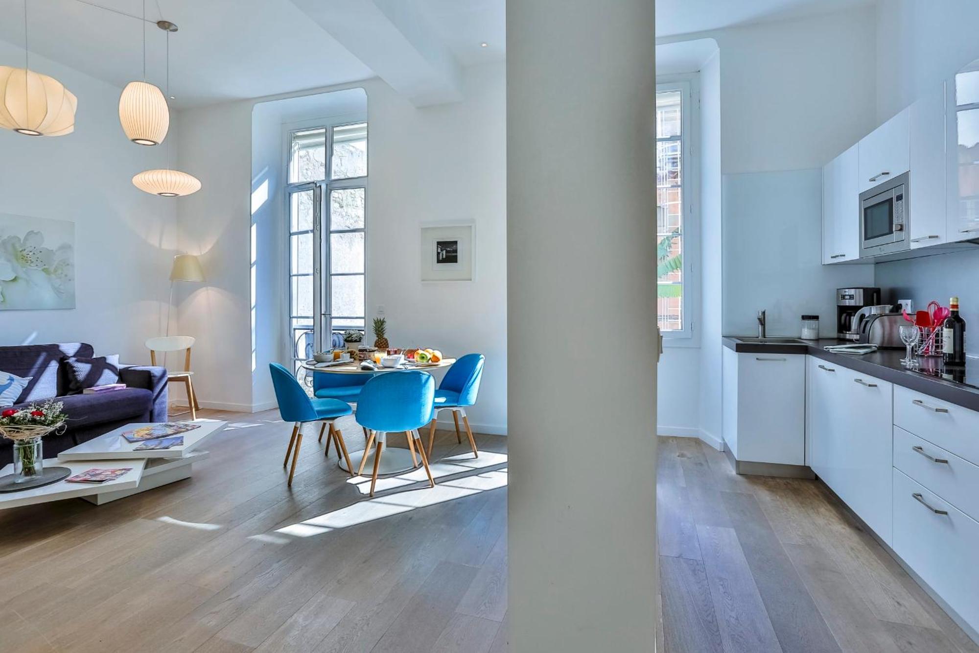 Liberte - Spacious Apartment City Center W Ac Nice Eksteriør billede